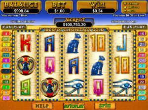 Jackpot Cleopatra's Gold slot machine
